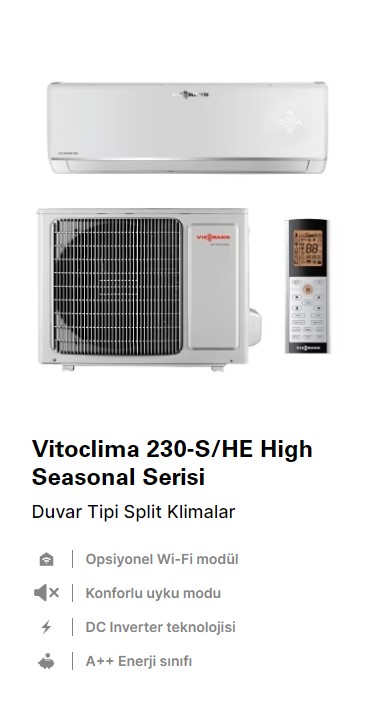 Vitoclima 230-S/HE High Seasonal Serisi