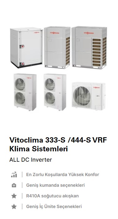 Vitoclima 333-S /444-S VRF Klima Sistemleri
